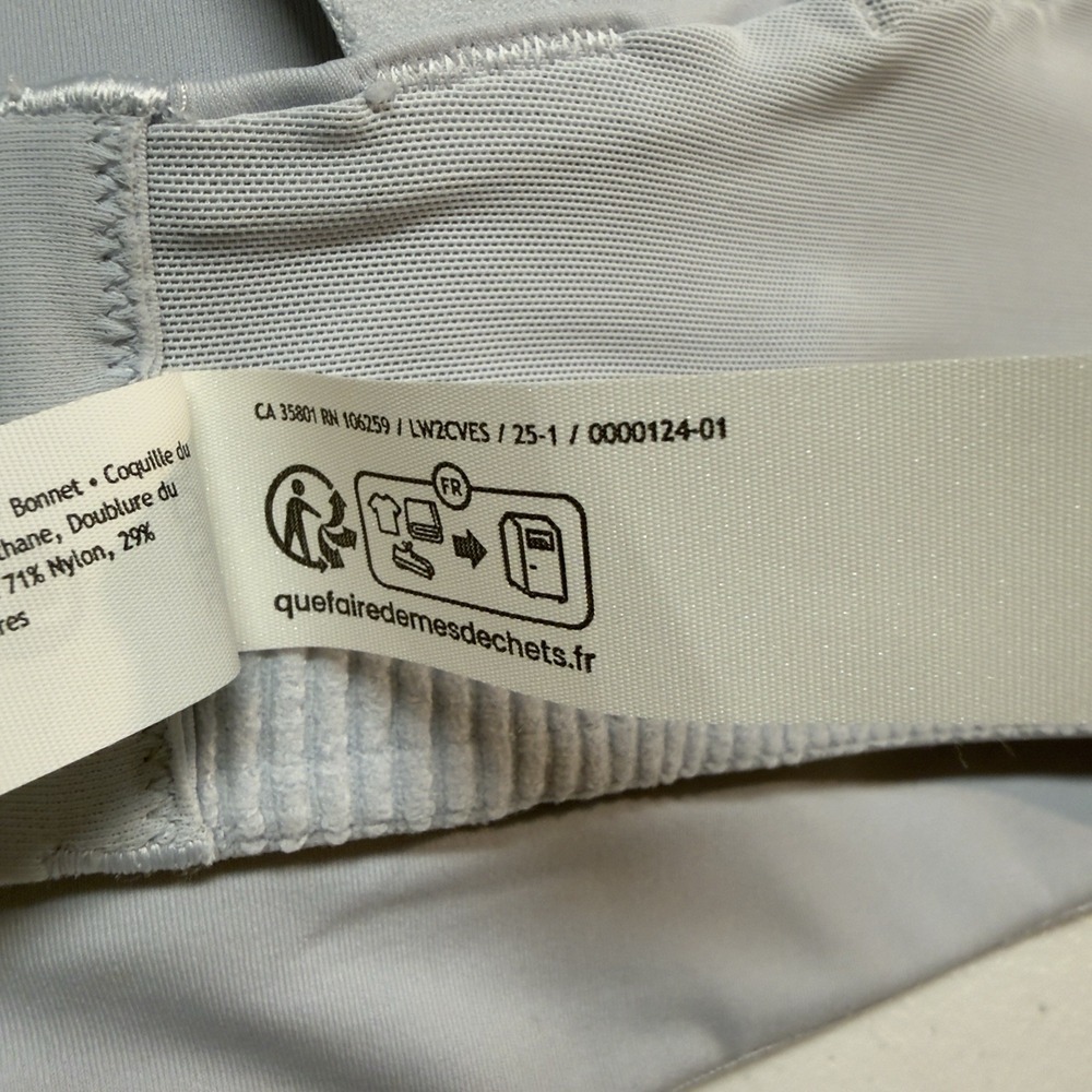 Lululemon Energy Bra High Support, Size 36 DDD Grey - Picture 9 of 9
